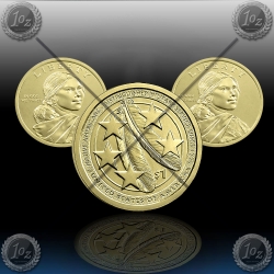 ZDA 1 Dollar 2021 (Sacagawea) P+D